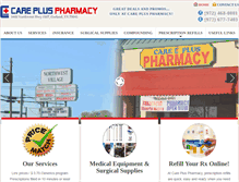 Tablet Screenshot of careplus-pharmacy.com